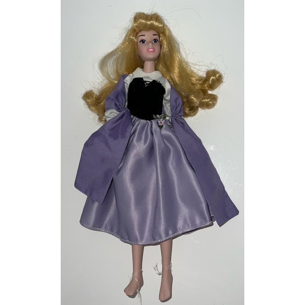 (…3)Disney Sleeping Beauty Aurora Classic Movie Porcelain Doll Brass Key